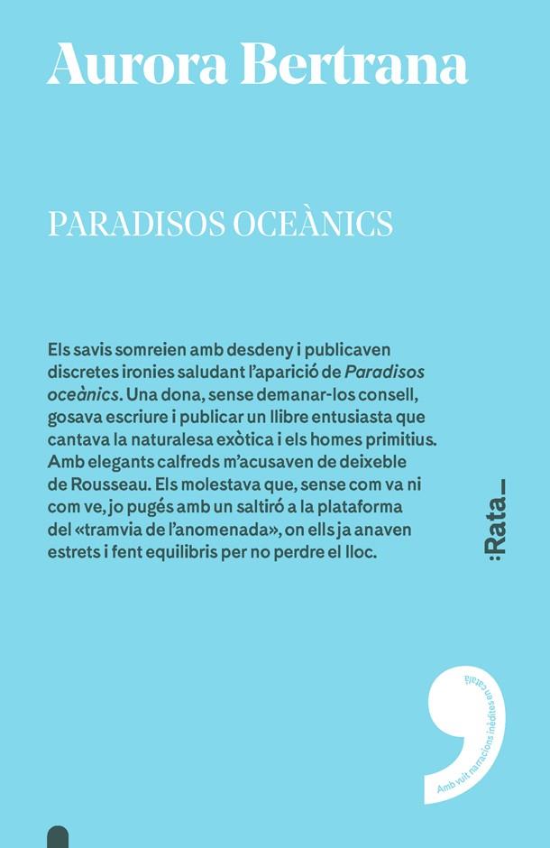 Paradisos oceànics | Aurora Bertrana | Cooperativa autogestionària