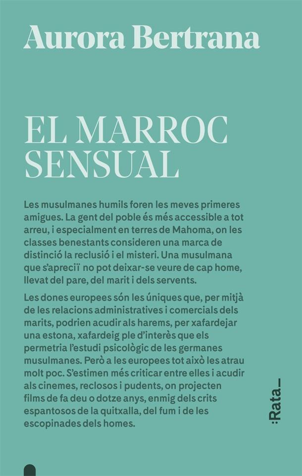 El Marroc sensual | Bertrana, Aurora | Cooperativa autogestionària