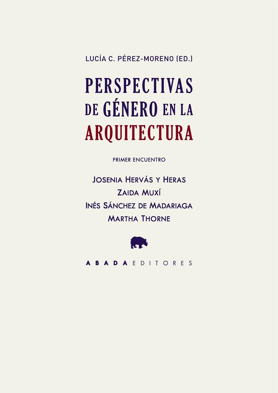 Perspectivas de género en la Arquitectura | Varios Autores | Cooperativa autogestionària