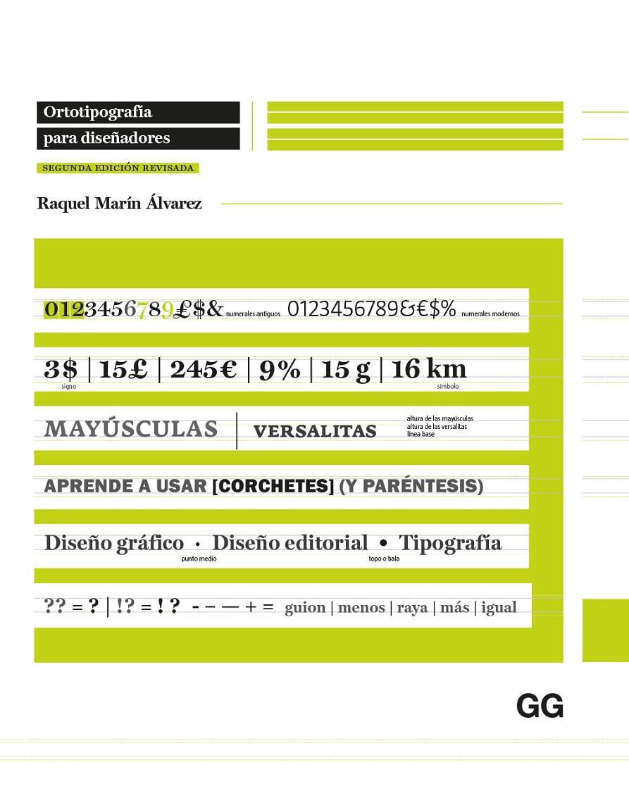 Ortotipografía para diseñadores | Marín Álvarez, Raquel | Cooperativa autogestionària