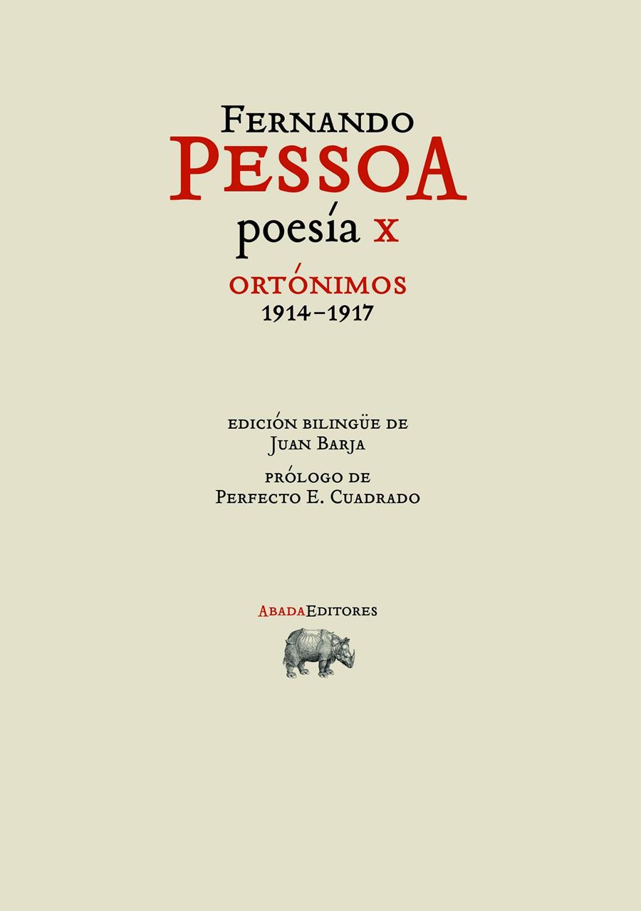 Poesía X. Ortónimos 1914-1917 | Pessoa, Fernando | Cooperativa autogestionària