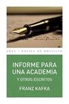 Informe para una academia y otros escritos | Kafka, Franz | Cooperativa autogestionària