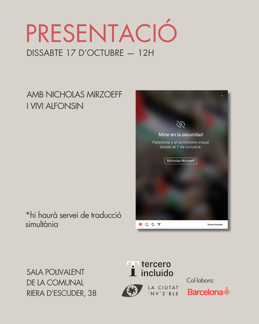 Presentació de MIRAR EN LA OSCURIDAD - Cooperativa autogestionària