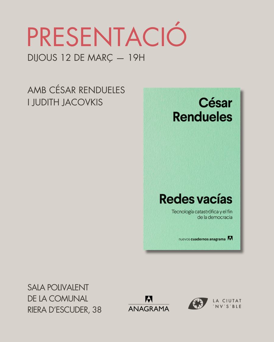 Presentació de REDES VACÍAS - Cooperativa autogestionària