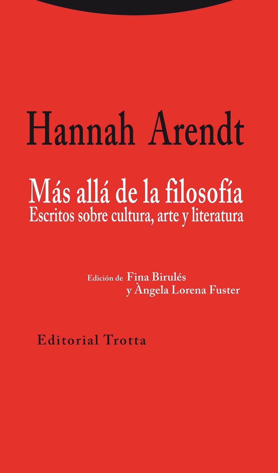 Más allá de la filosofía | Arendt, Hannah