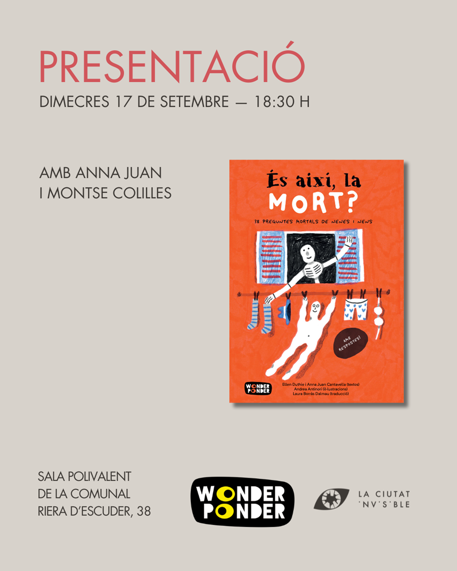 Presentació d'ÉS AIXÍ, LA MORT? - Cooperativa autogestionària