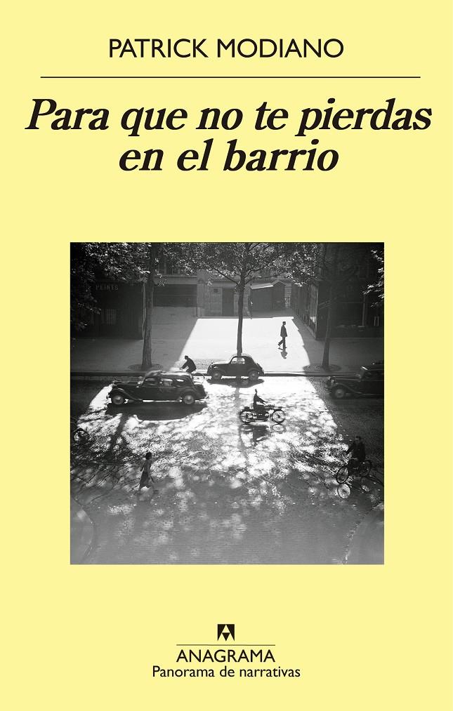 Para que no te pierdas en el barrio | Modiano, Patrick