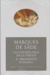 Los infortunios de la virtud / El presidente burlado | Marqués de Sade | Cooperativa autogestionària