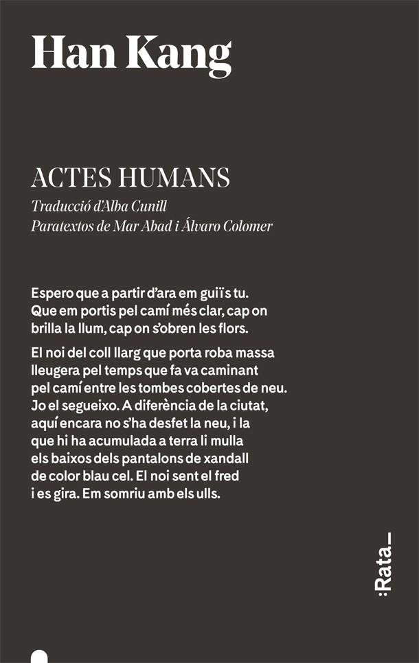Actes humans | Han Kang