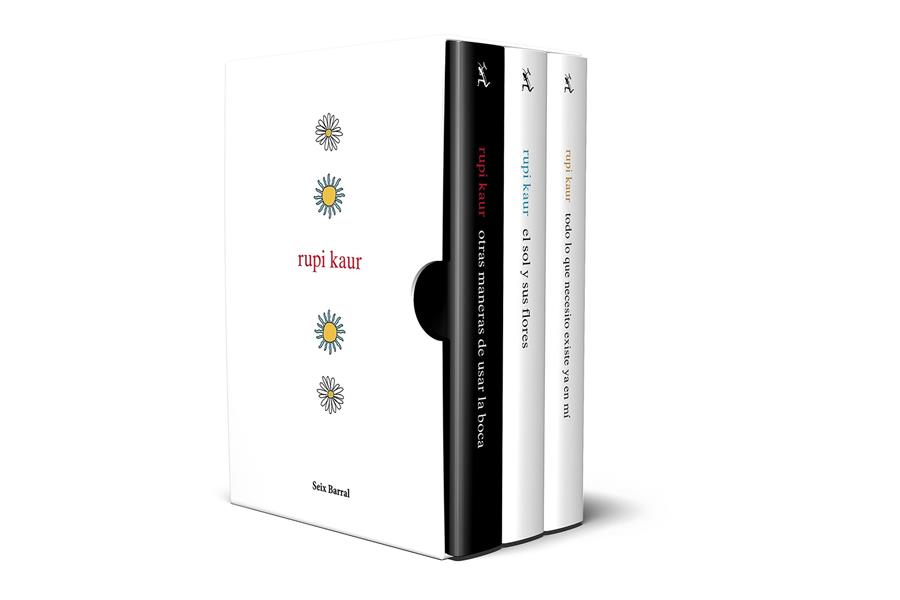 Estuche "El sol y sus flores"  "Otras maneras de usar la boca" y "Todo lo que necesito existe ya en mí" | kaur, rupi | Cooperativa autogestionària