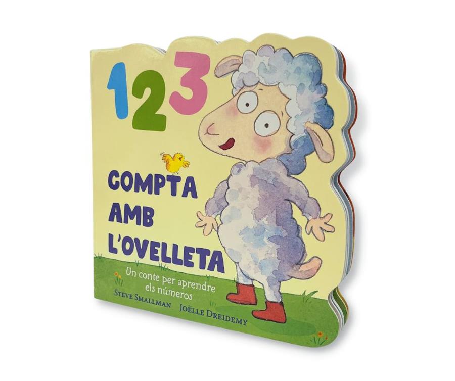 1 2 3 Compta amb l'ovelleta (L'ovelleta que va venir a sopar. Llibre de cartró) | Smallman, Steve/Dreidemy, Joëlle | Cooperativa autogestionària