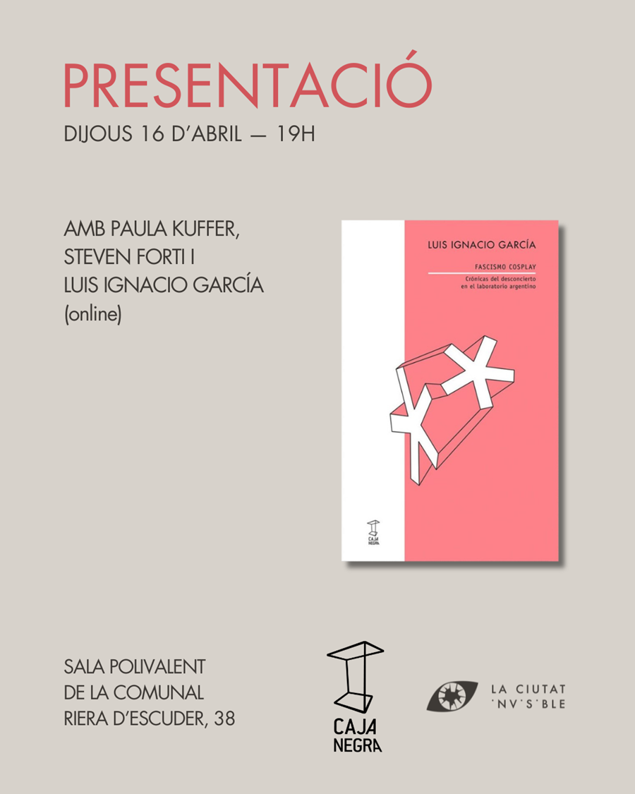 Presentació de FASCISMO COSPLAY - Cooperativa autogestionària