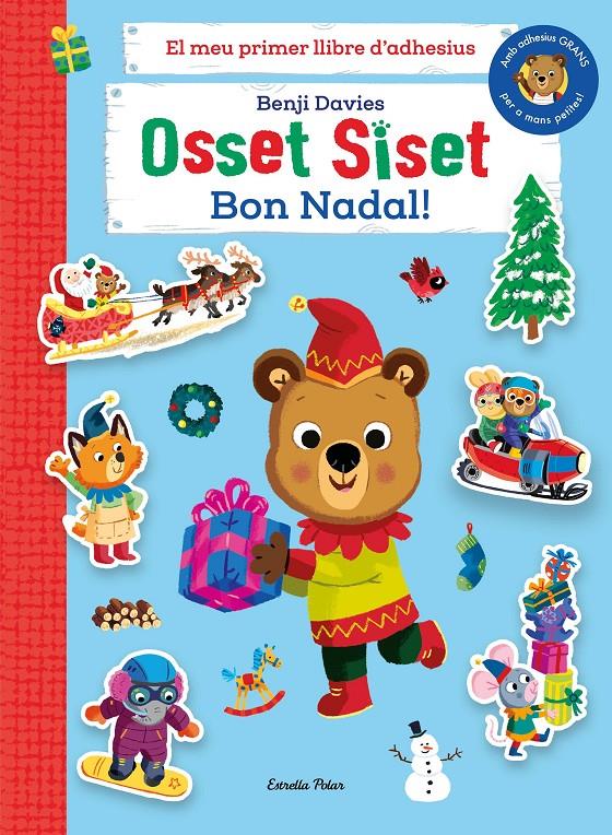 Osset Siset. El meu primer llibre d'adhesius. Bon Nadal! | Davies, Benji