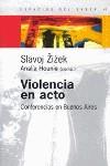 Violencia en acto | Zizek, Slavoj | Cooperativa autogestionària