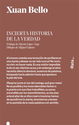 Incierta historia de la verdad | Bello, Xuan