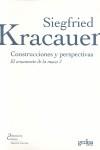 Construcciones y perspectivas | Kracauer, Siegfried
