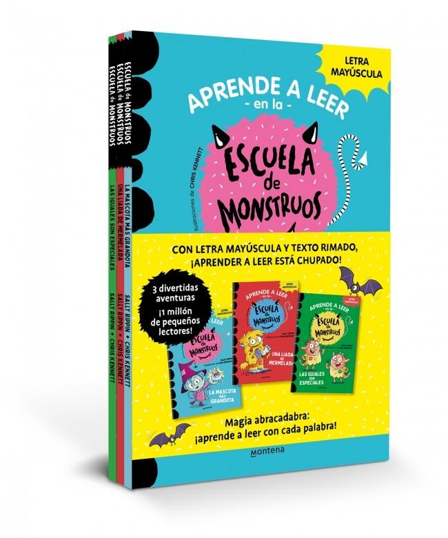 Aprender a leer en la Escuela de Monstruos - Pack con los libros 1, 2 y 3 | Rippin, Sally