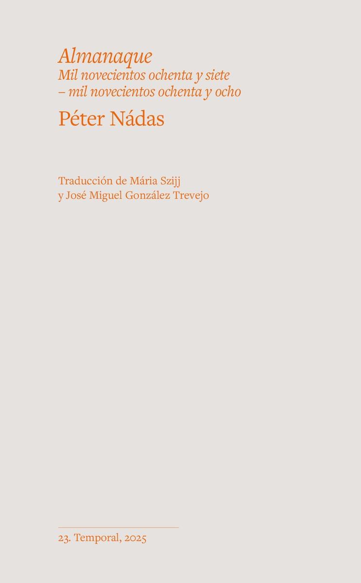 Almanaque | Nadas, Peter