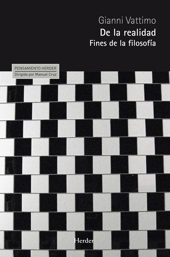 De la realidad. Fines de la filosofía | Vattimo, Gianni