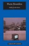 Sobre la televisión | Bourdieu, Pierre | Cooperativa autogestionària