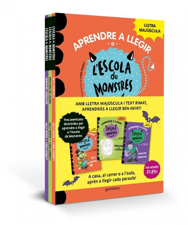 Aprendre a llegir a l'Escola de Monstres - Pack amb els llibres 7, 8 i 9 | Rippin, Sally | Cooperativa autogestionària