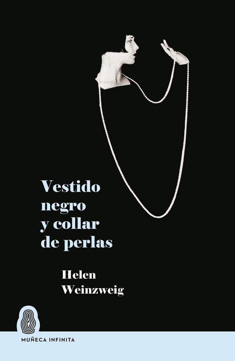 Vestido negro y collar de perlas | Weinzweig, Helen