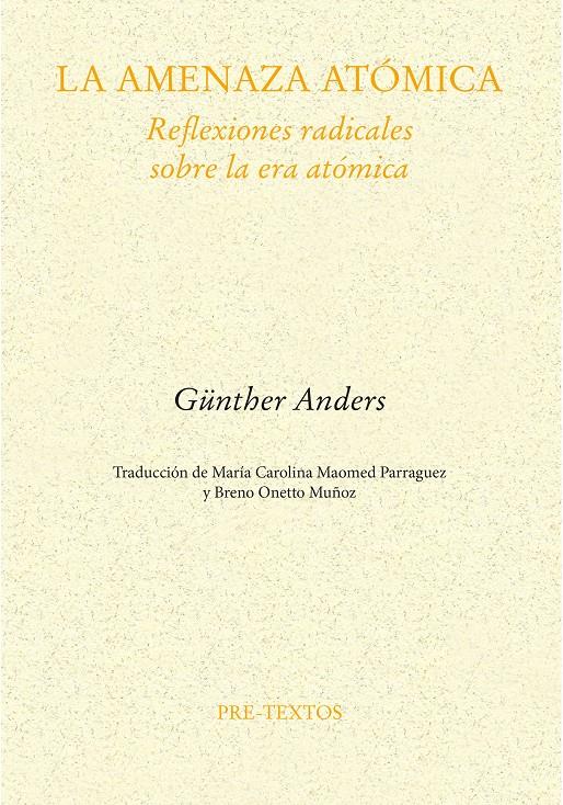 La amenaza atómica | Anders, Günther