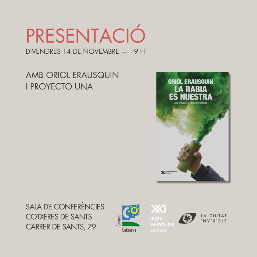 Presentació de LA RABIA ES NUESTRA - Cooperativa autogestionària