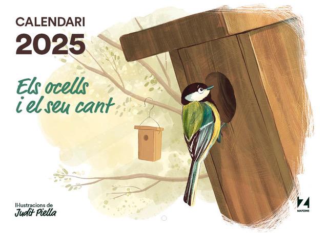 Calendari Els ocells i el seu cant 2025 | MAPZINE | Cooperativa autogestionària