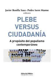 Plebe versus ciudadanía | BONILLA SAUS, JAVIER | Cooperativa autogestionària
