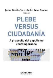 Plebe versus ciudadanía | BONILLA SAUS, JAVIER | Cooperativa autogestionària