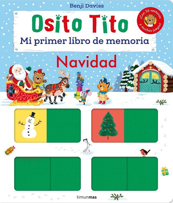 Osito Tito. Mi primer libro de memoria. Navidad | Davies, Benji