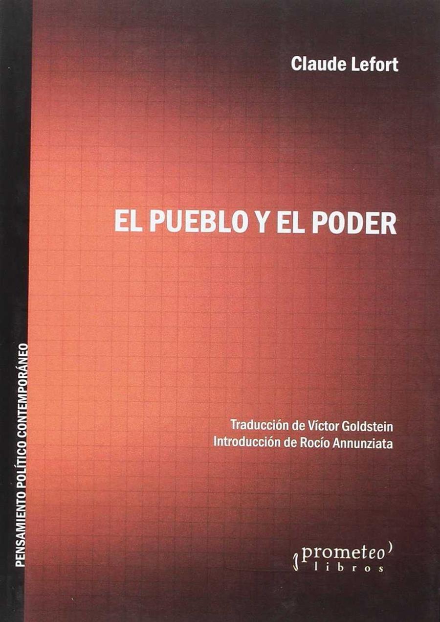 El pueblo y el poder | Lefort, Claude | Cooperativa autogestionària