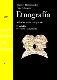 Etnografía. métodos de investigación | Hammersley, M. ; Atkinson, P.