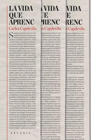 La vida que aprenc | Capdevila Plandiura, Carles