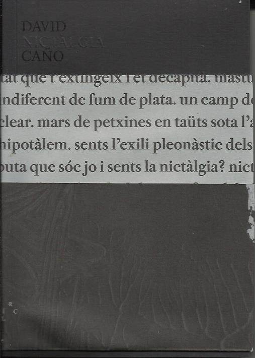 Nictàlgia | Caño, David | Cooperativa autogestionària