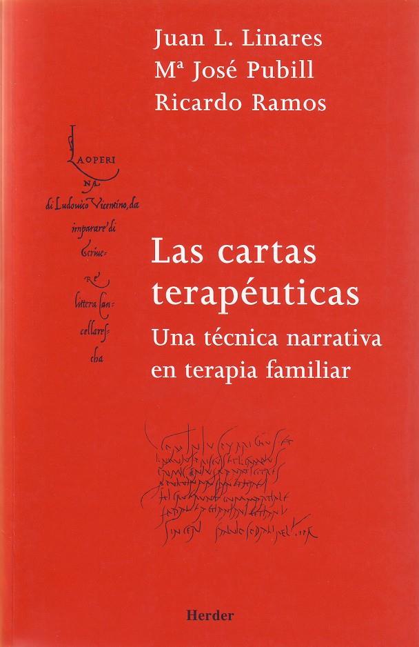 Las cartas terapéuticas | Linares, Juan Luis/Pubill, María José/Ramos, Ricardo