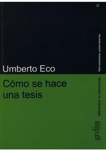 Cómo se hace una tesis | Eco, Umberto | Cooperativa autogestionària