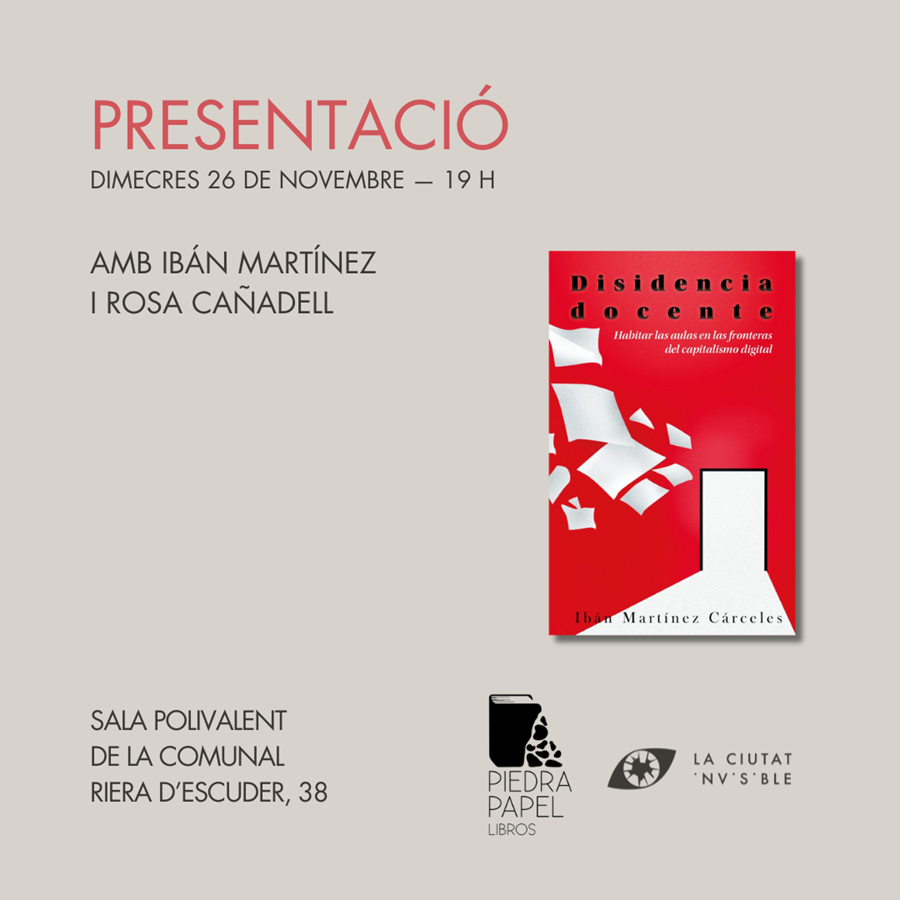 Presentació de DISIDENCIA DOCENTE - Cooperativa autogestionària