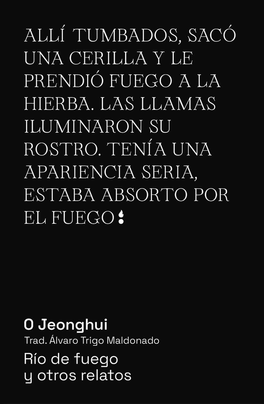 Río de fuego y otros relatos | O Jeonghui | Cooperativa autogestionària