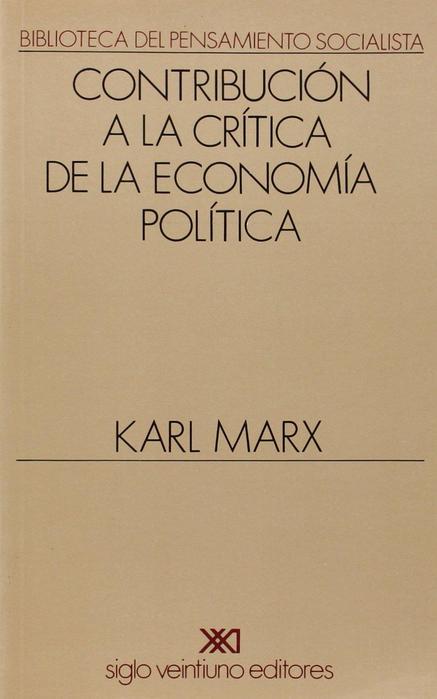 Contribución a la crítica de la economía política | Marx, Karl | Cooperativa autogestionària