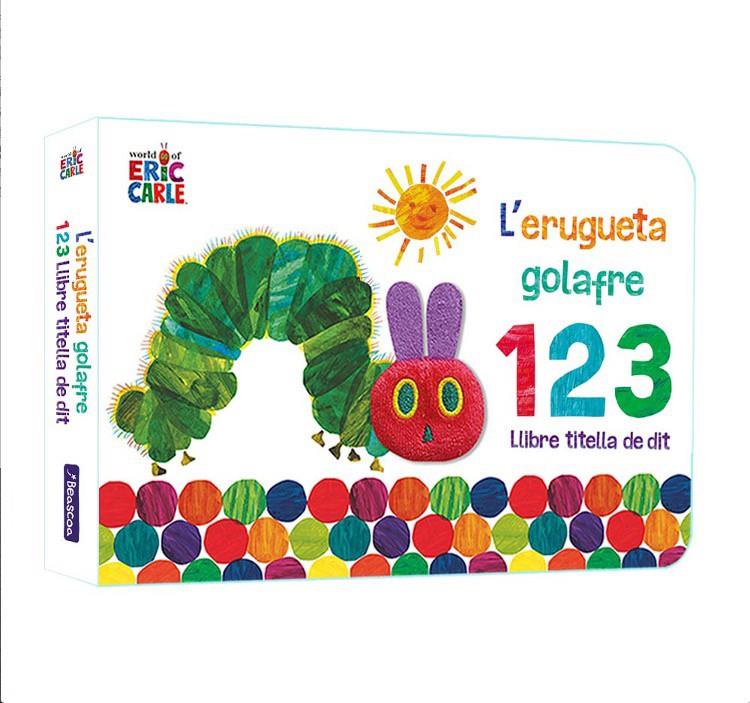 L'erugueta golafre 1 2 3. Llibre titella de dit | Carle, Eric | Cooperativa autogestionària