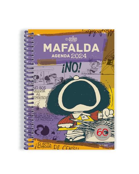Mafalda 2024, Agenda Anillada violeta | Quino | Cooperativa autogestionària