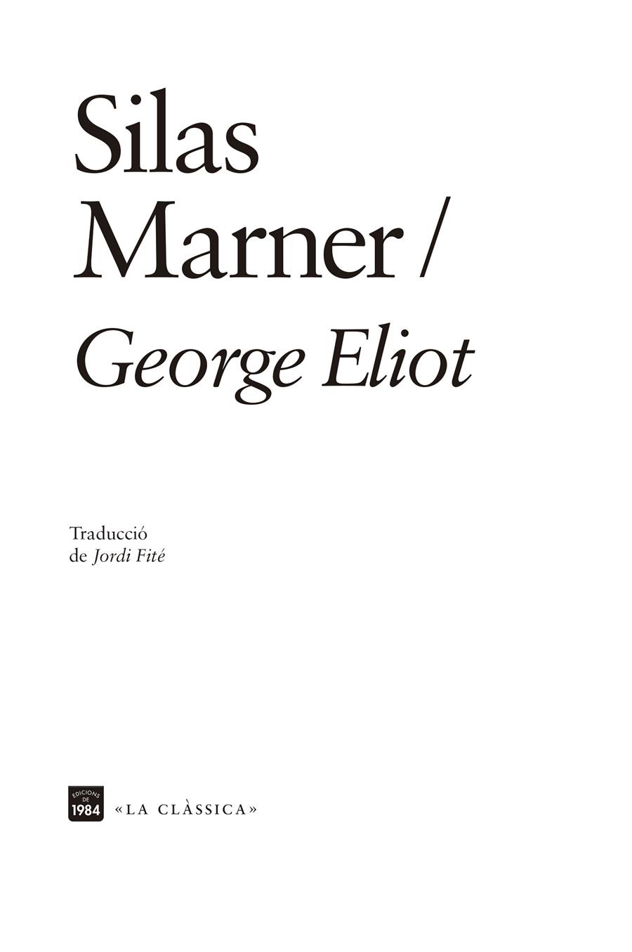 Silas Marner | Eliot, George | Cooperativa autogestionària