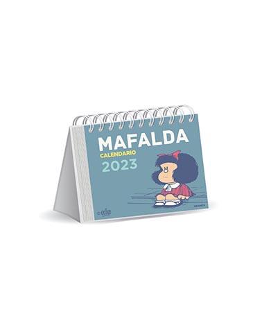 Calendario 2023 Mafalda Escritorio-Azul Claro | Cooperativa autogestionària