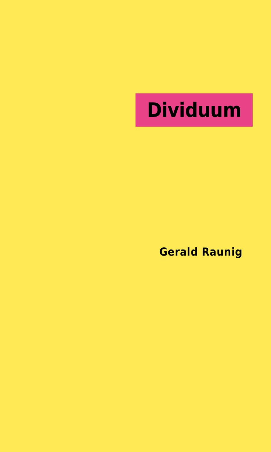 Dividuum | Raunig, Gerald | Cooperativa autogestionària