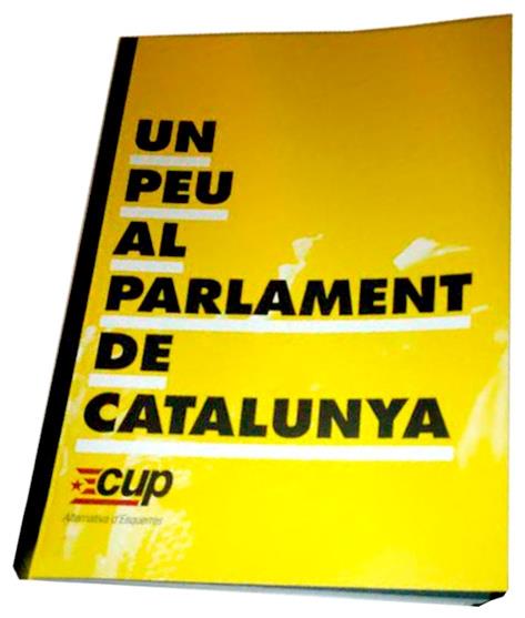 Un peu al Parlament de Catalunya | CUP Alternativa d'Esquerres | Cooperativa autogestionària