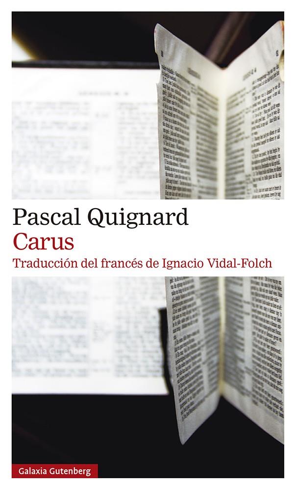 Carus | Quignard, Pascal | Cooperativa autogestionària