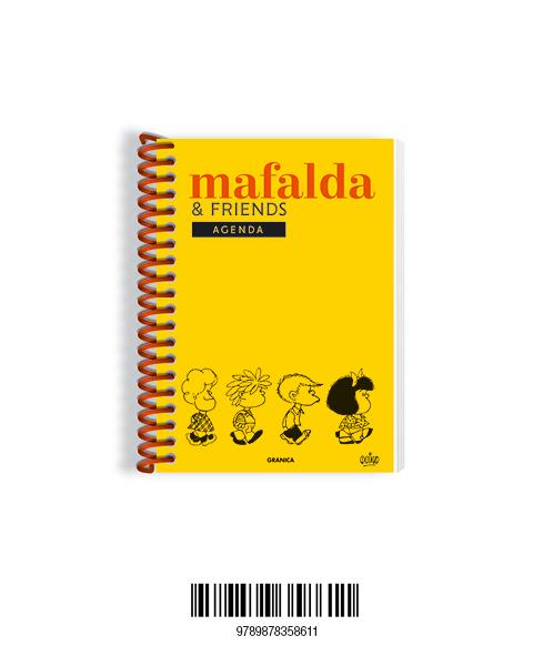 Mafalda agenda perpetua anillada friends amarilla | Quino | Cooperativa autogestionària