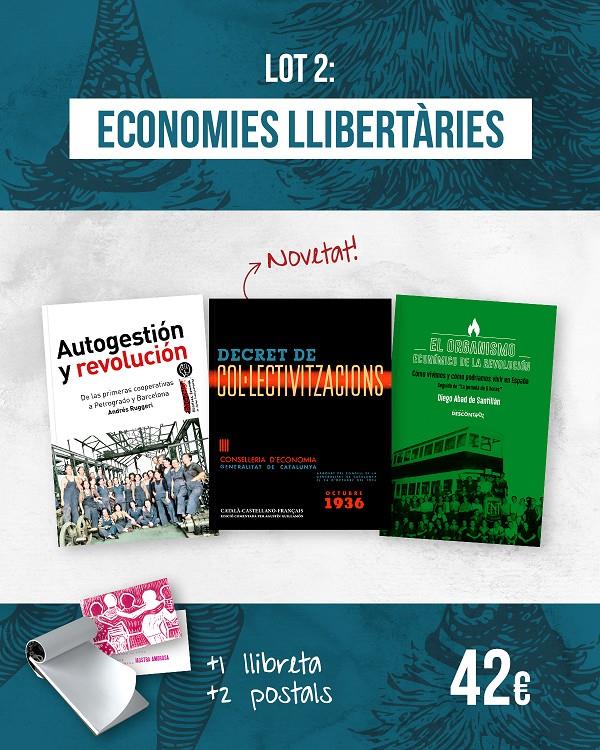Lot Economies llibertàries + llibreta + postals | DD.AA | Cooperativa autogestionària